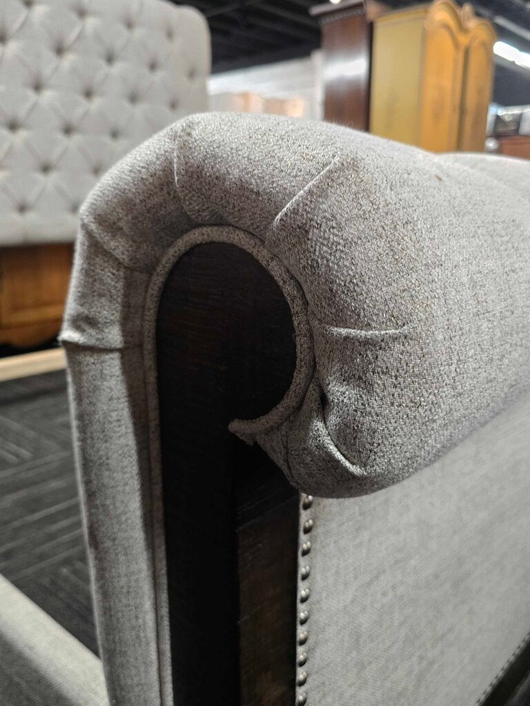 King Upholstered Tufted Panel Bed by Ashley