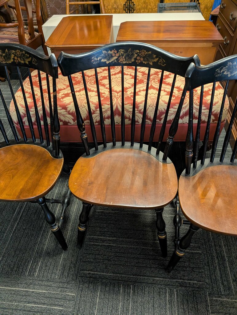 Four Hitchcock Chairs