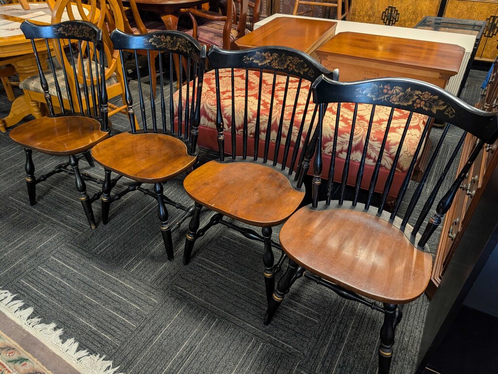 Four Hitchcock Chairs