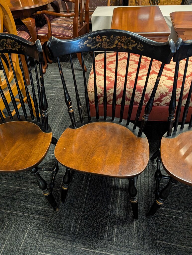 Four Hitchcock Chairs