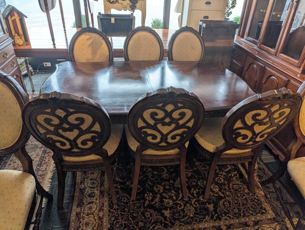 Formal Table With Eight Chairs