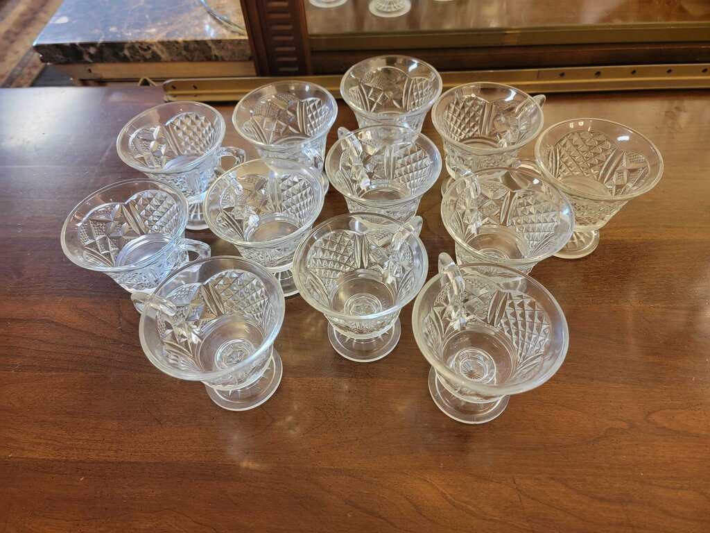 Vintage Lancaster Colony Punch Bowl and Cup Set