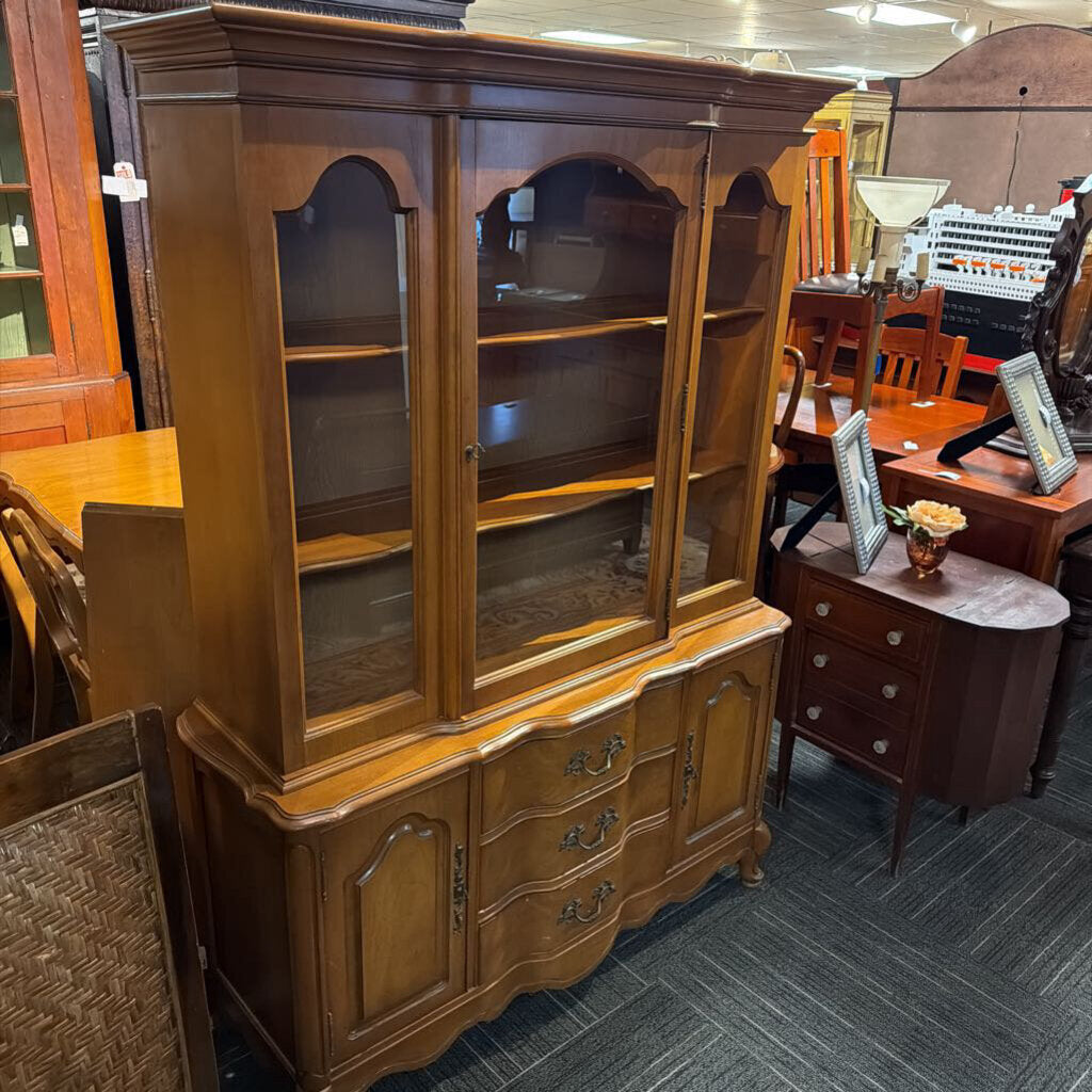 Vintage French China Cabinet by Bassett