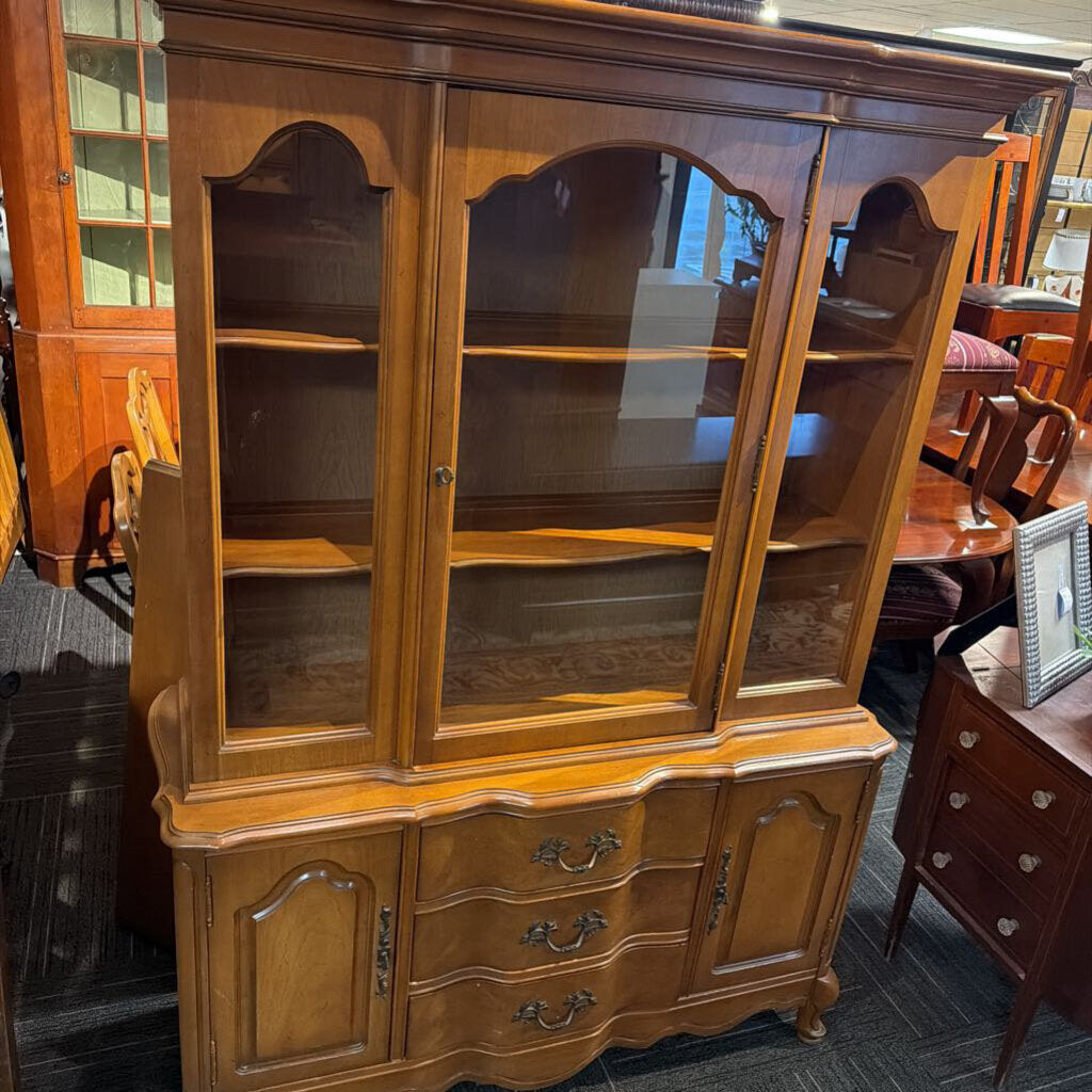 Vintage French China Cabinet by Bassett