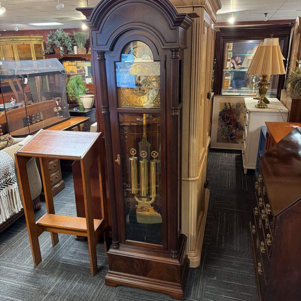 Formal Mahogany Grandfather Clock