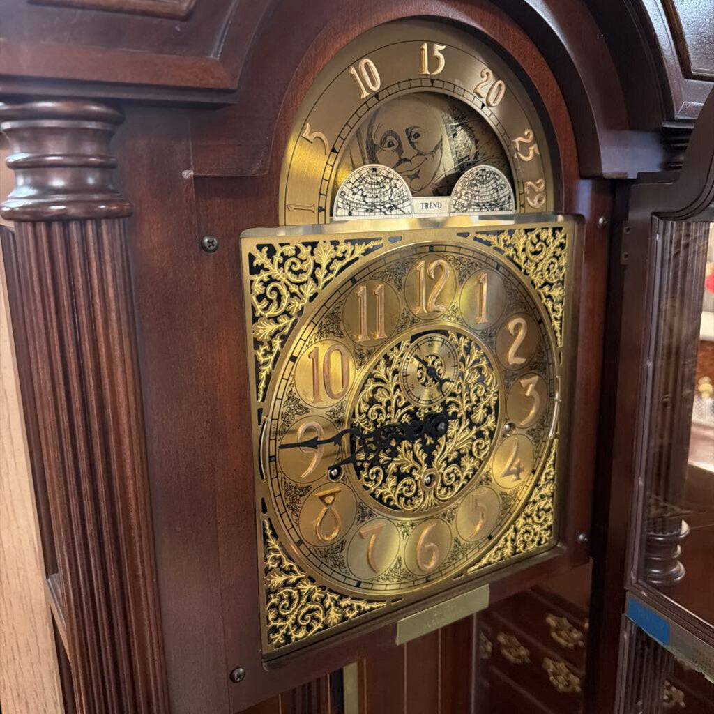 Formal Mahogany Grandfather Clock