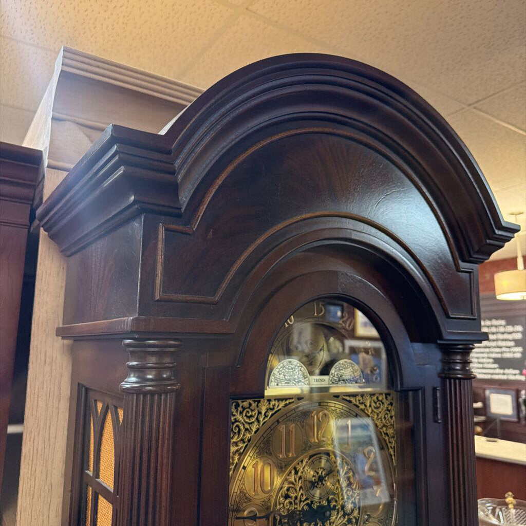 Formal Mahogany Grandfather Clock