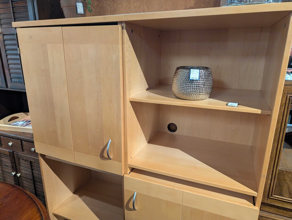 Work Station Cabinet With Pull Out Desk