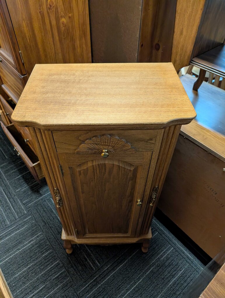 Oak Jewelry Armoire