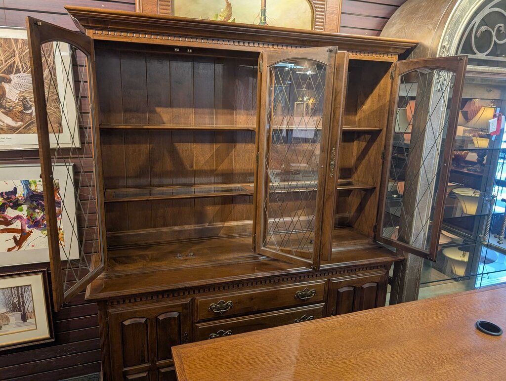 Ethan Allen Cherry China Cabinet