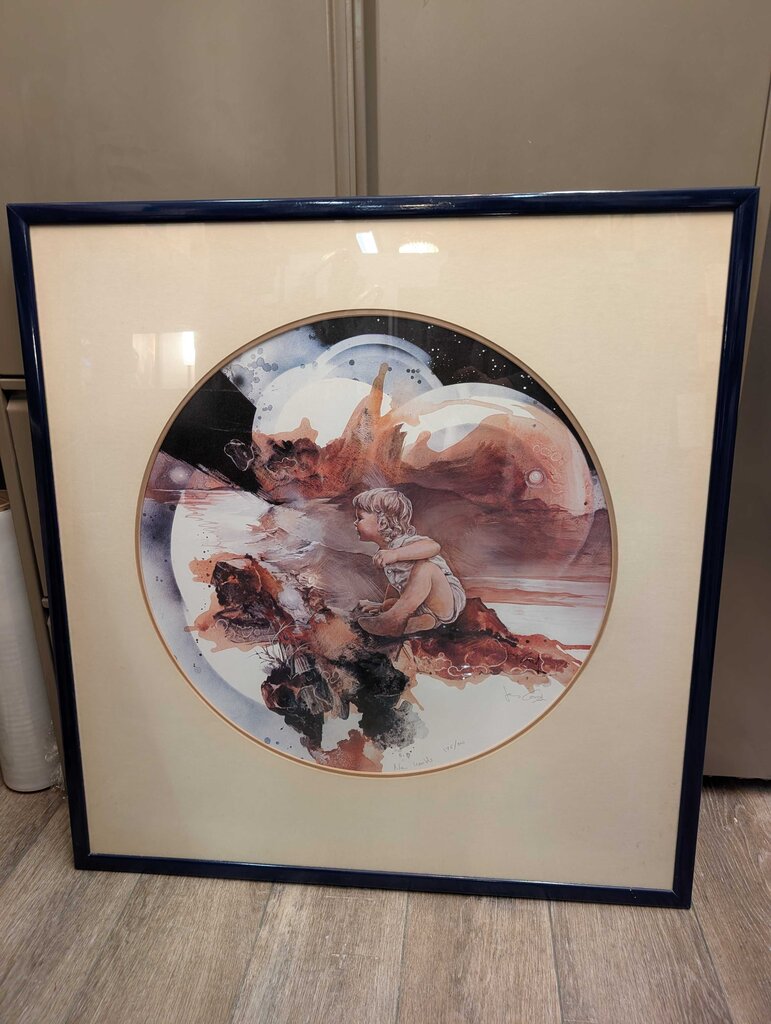Jonas Girard Signed Print "New Worlds"