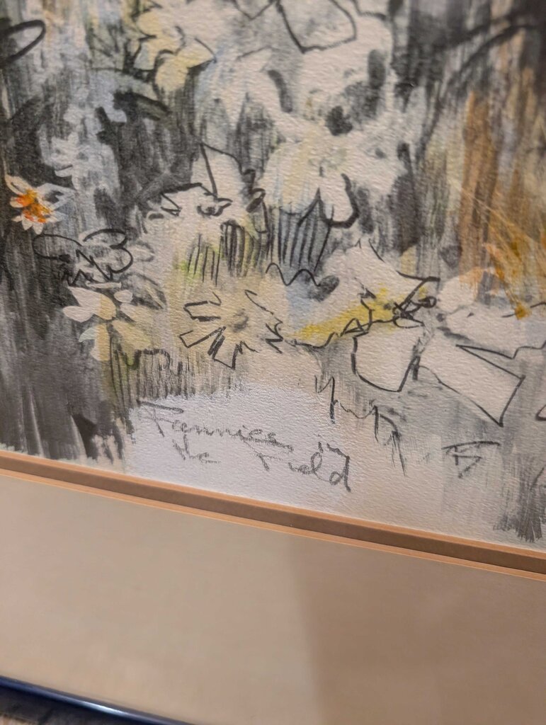 Jonas Girard Signed Print "Fannies in the Field"