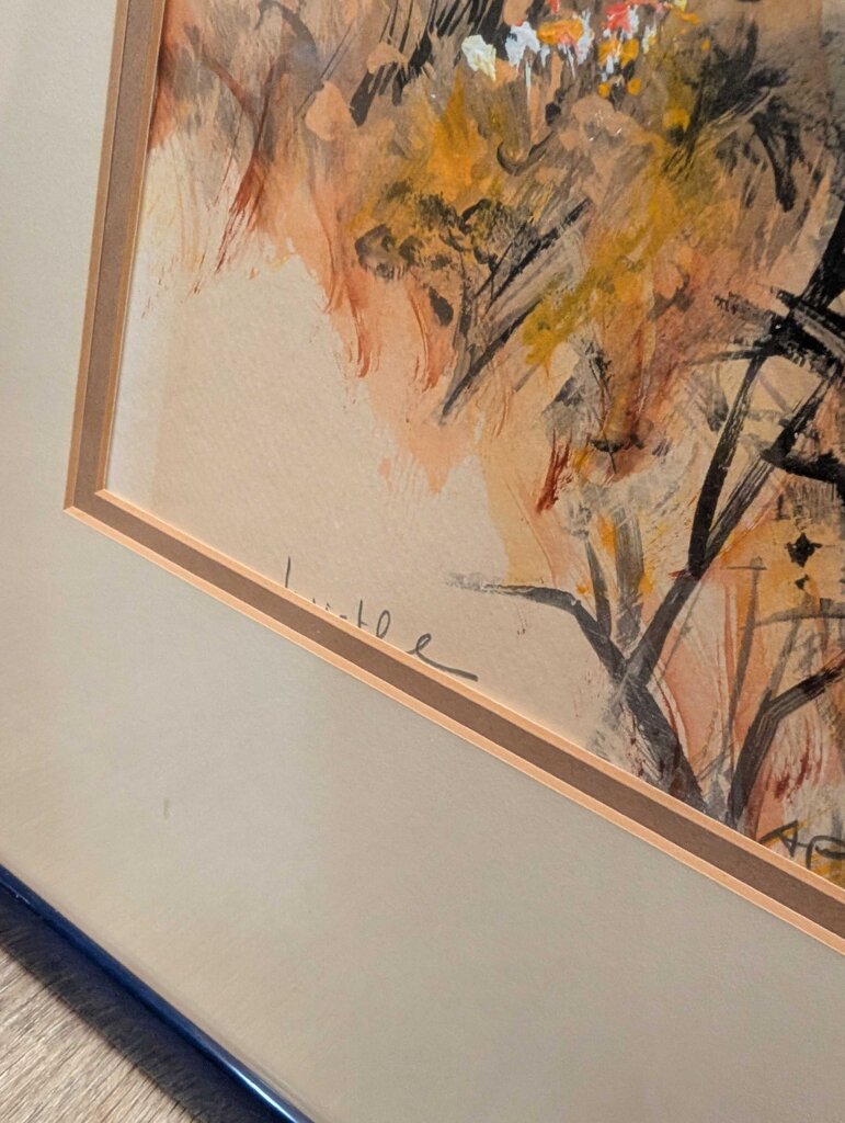 Jonas Girard Signed Print-Title Illegible
