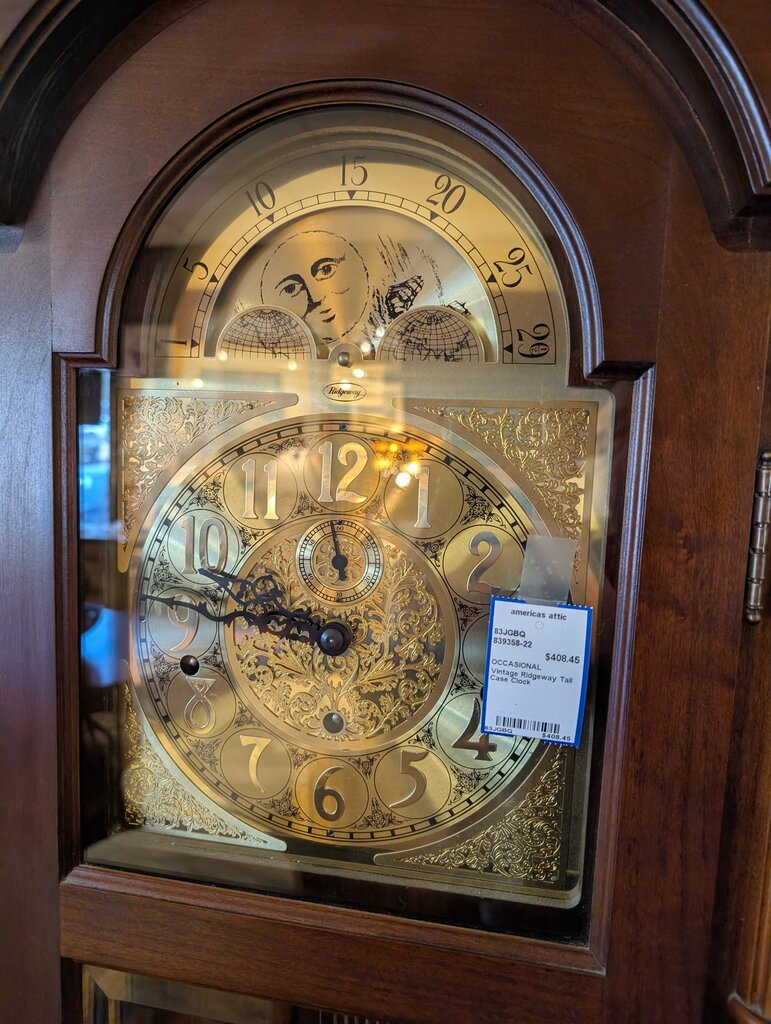 Vintage Ridgeway Tall Case Clock