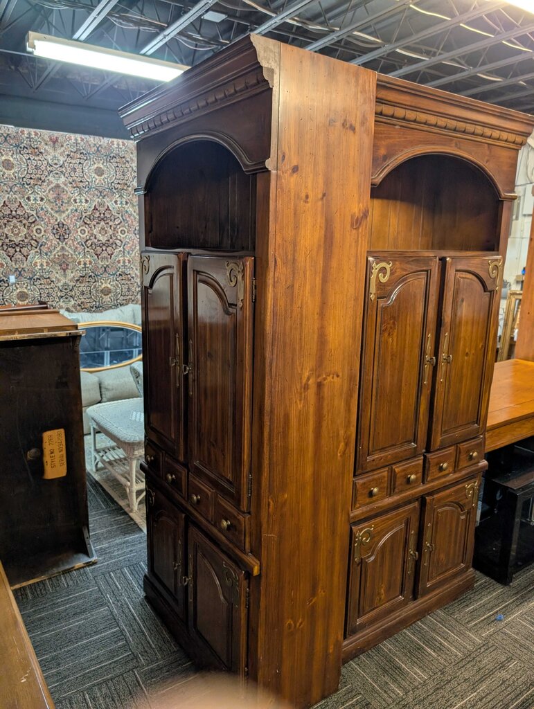 Vintage Pine Storage Cabinet