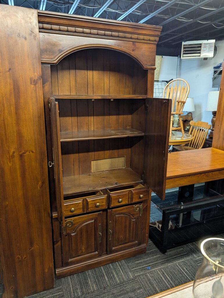 Vintage Pine Storage Cabinet