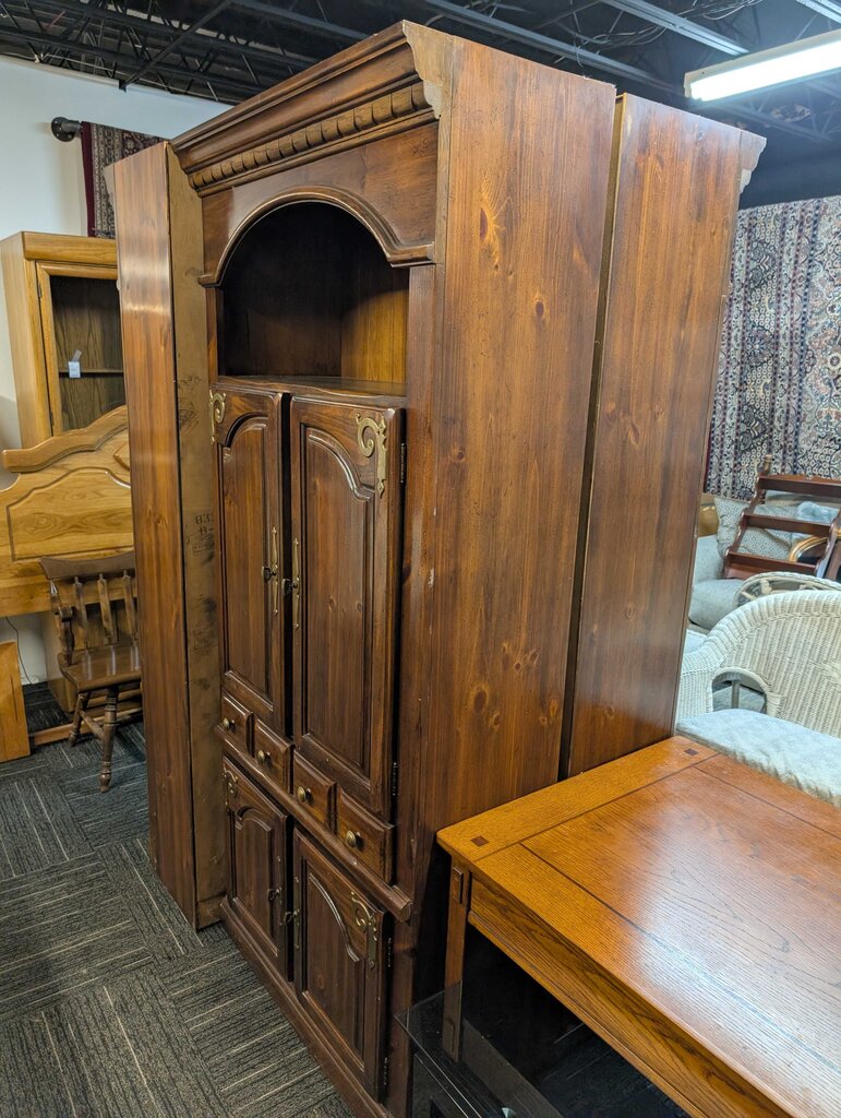 Vintage Pine Storage Cabinet