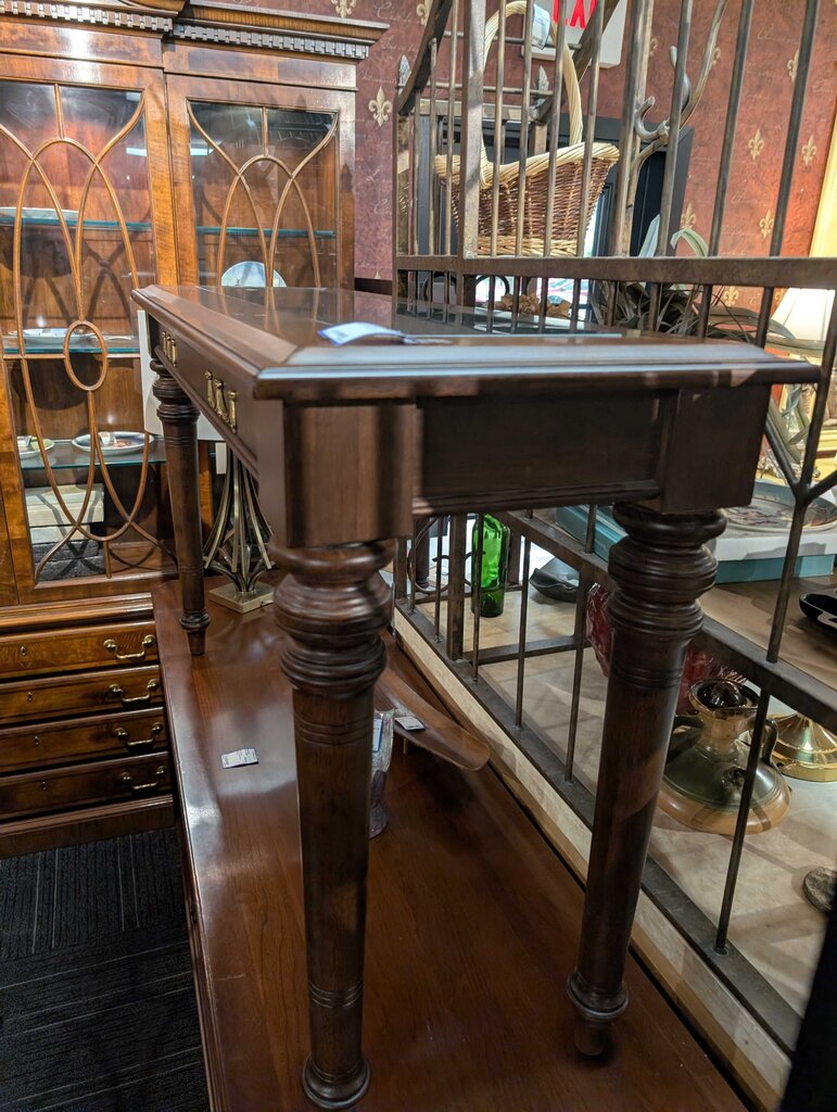 Contemporary Sofa Table w/ Glass Insert