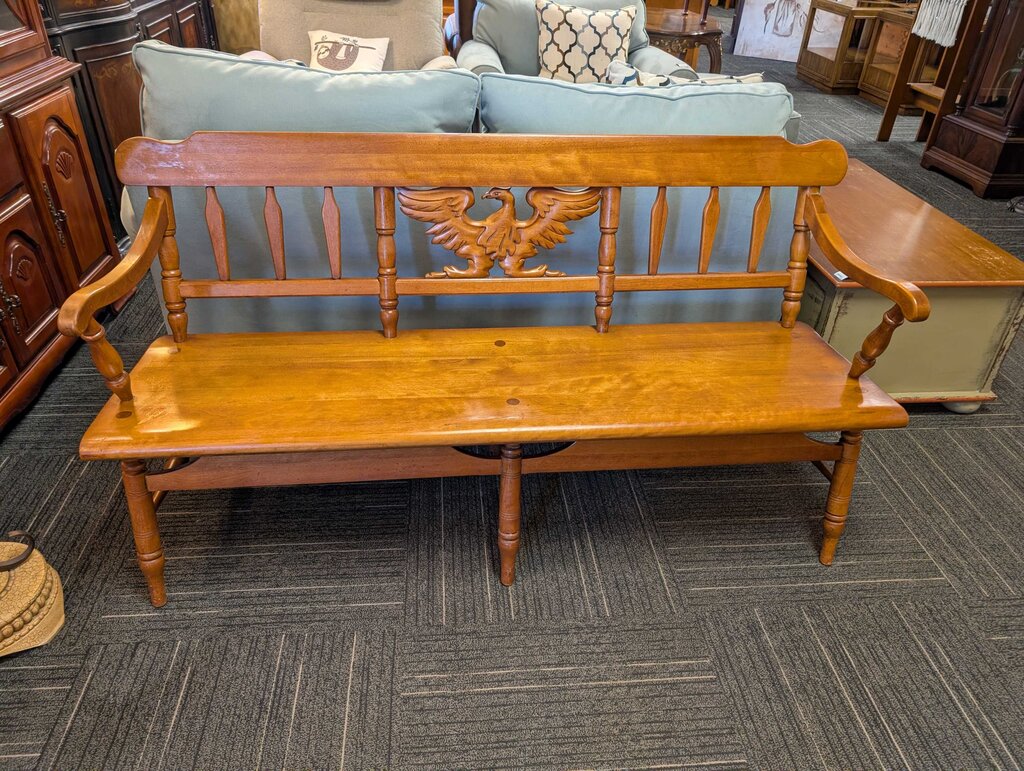 Cushman Colonial Creations Shoreham Eagle Back Bench No. 6031