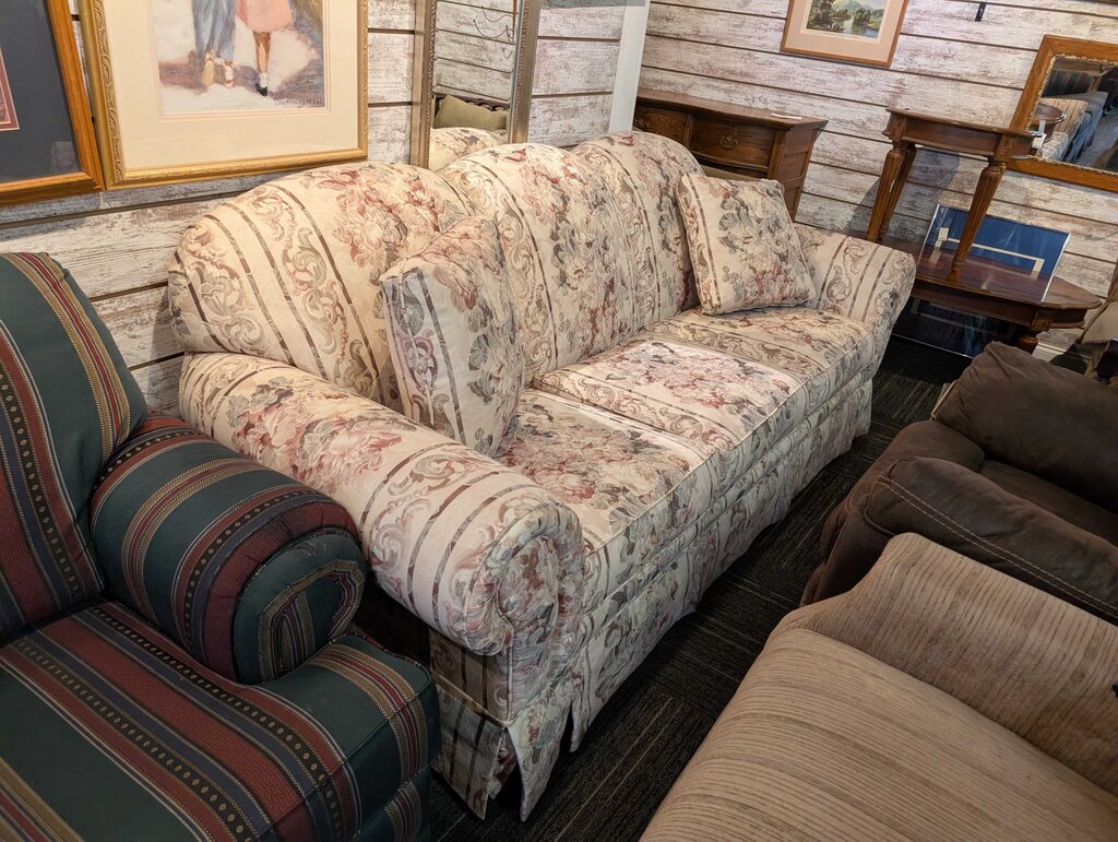 Vintage Floral Sofa By Broyhill