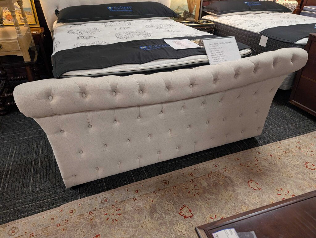 Modern Queen Size Tufted Bed