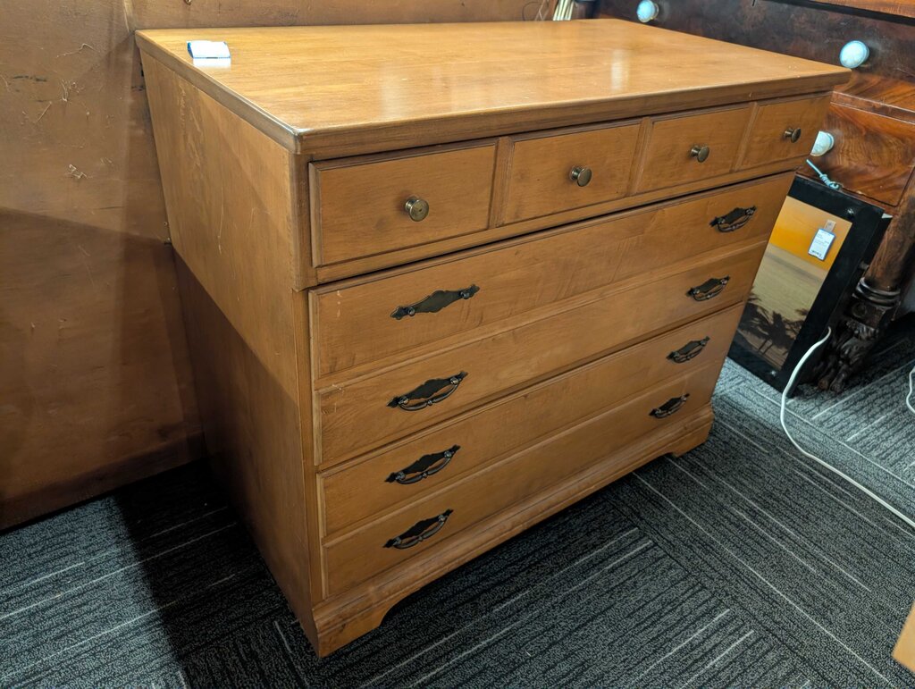 Maple Three Drawer Dresser