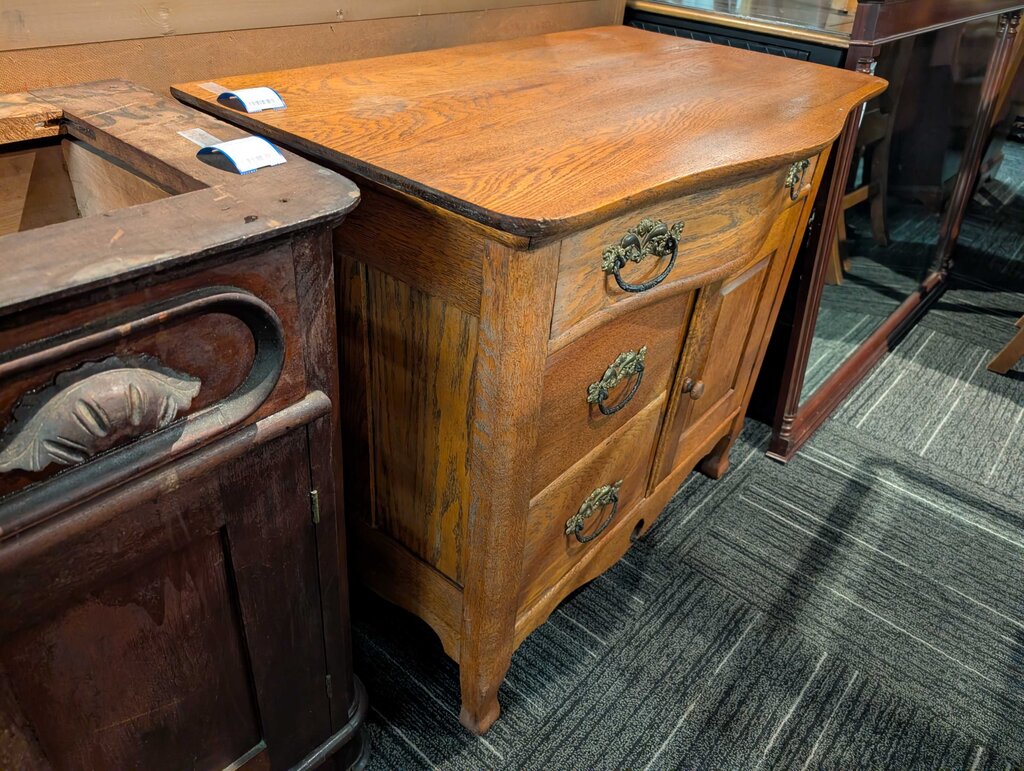 Antique Oak Washstand