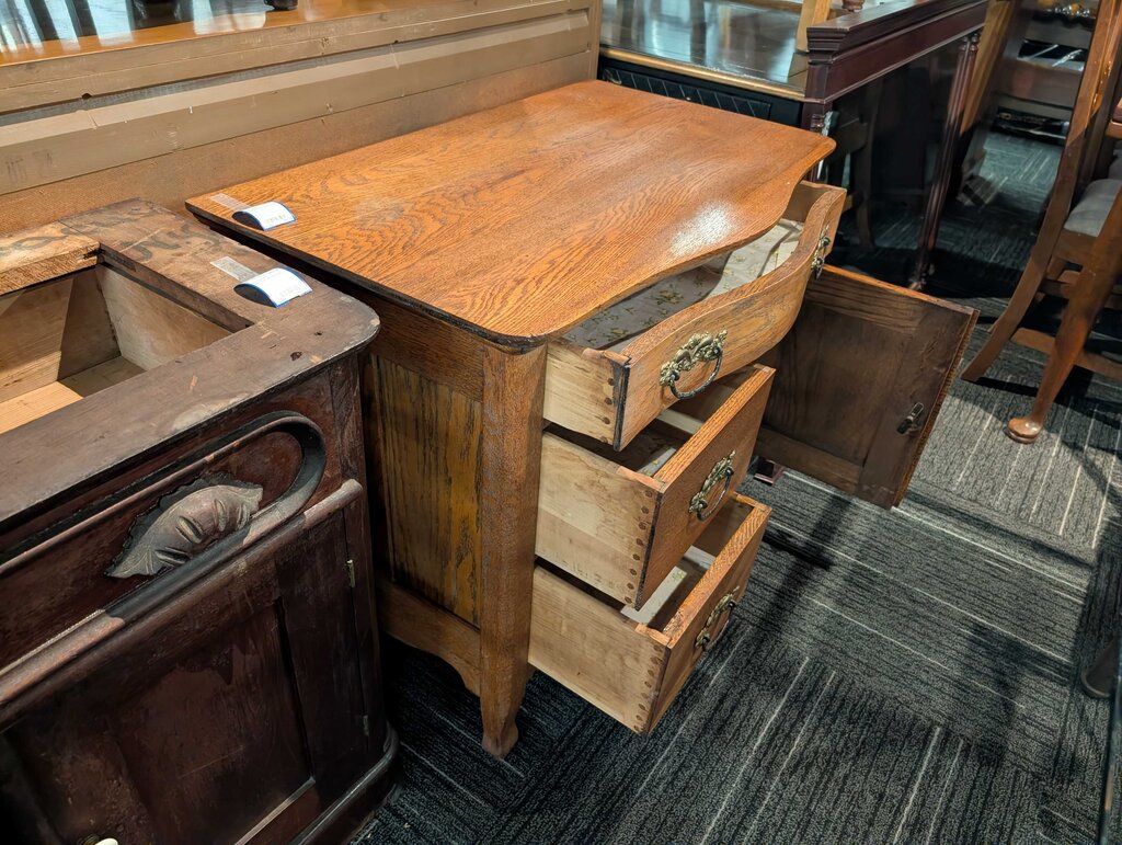 Antique Oak Washstand
