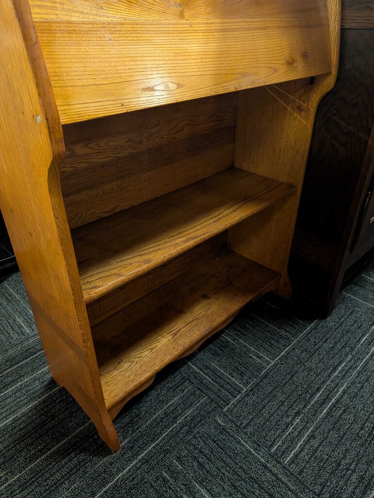 Antique Oak Drop Front Desk