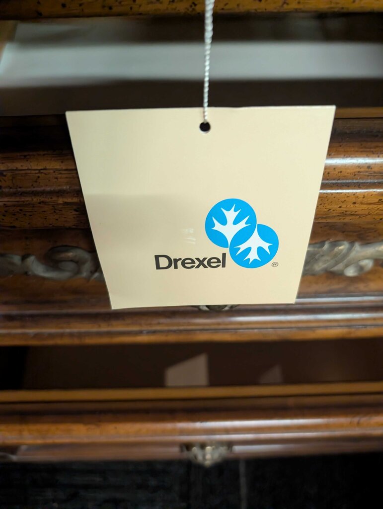 Vintage Drexel Triple Dresser With Mirror