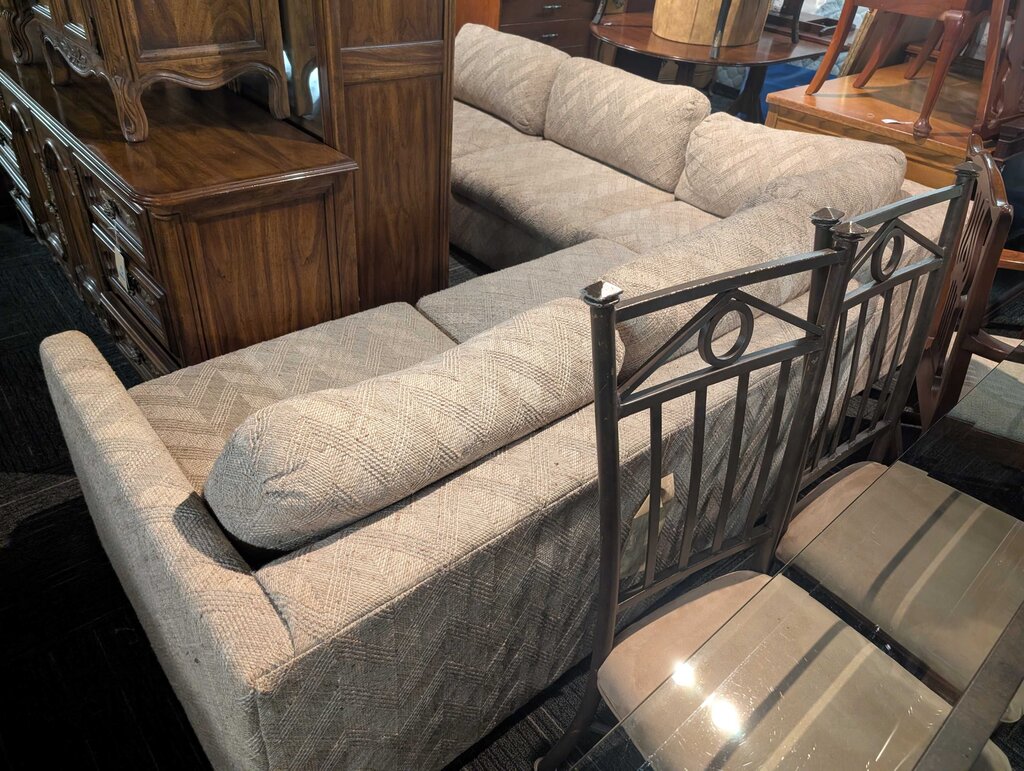 Vintage Sectional Sofa With Pull Out Bed