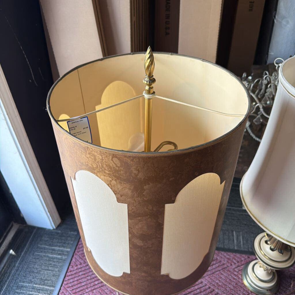 Vintage Gold Gilded Lamp
