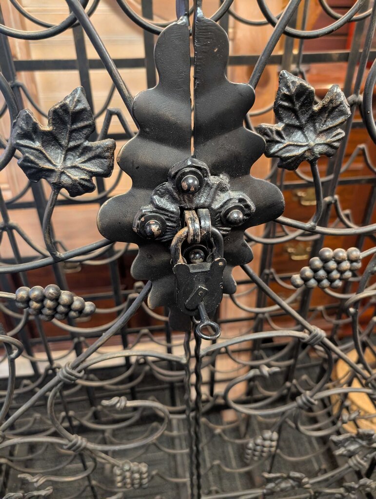 Decorative Wrought Iron Wine Rack
