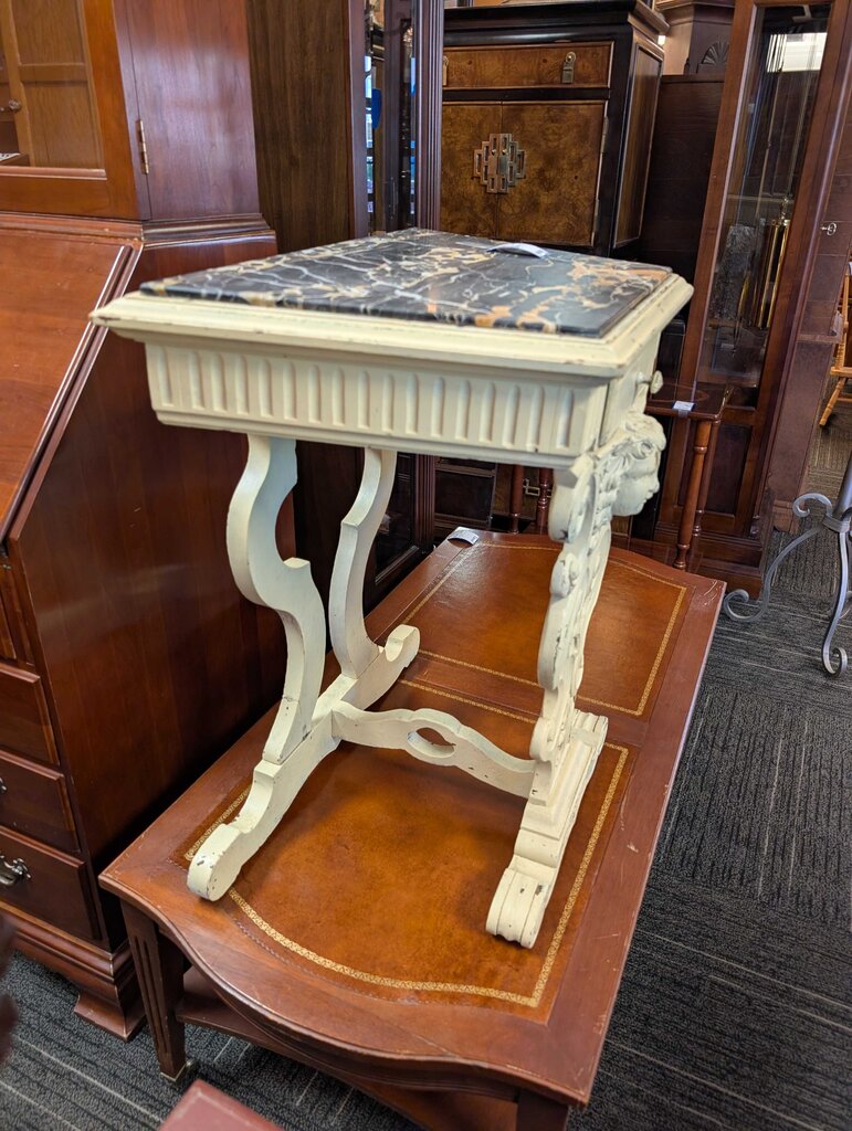 Antique Marble Top Stand