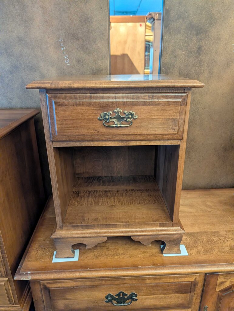 Pair of Maple Nightstands by Moosehead Maple