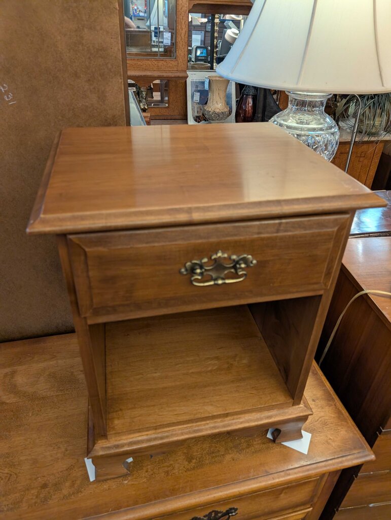 Pair of Maple Nightstands by Moosehead Maple