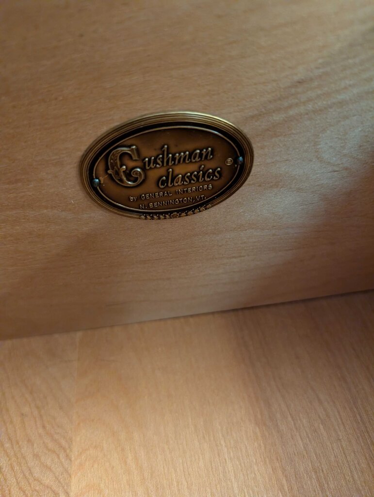 Solid Maple Eight Drawer Dresser by Cushman