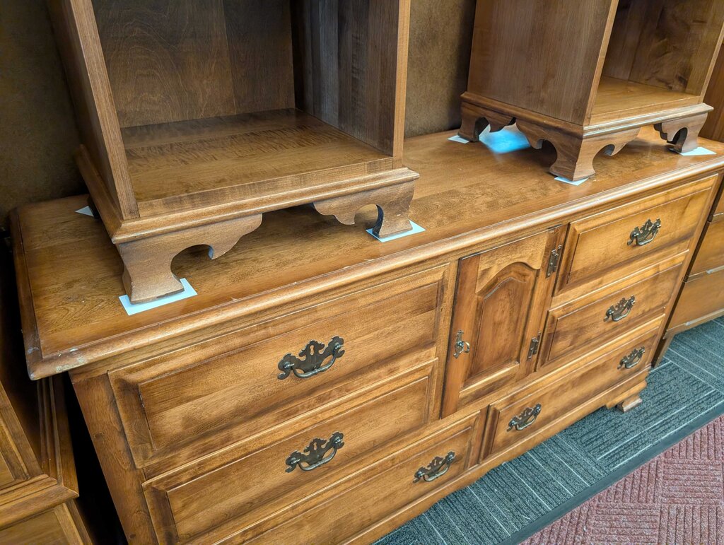 Solid Maple Eight Drawer Dresser by Cushman