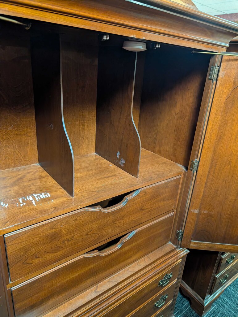 Solid Cherry Armoire by Knob Creek