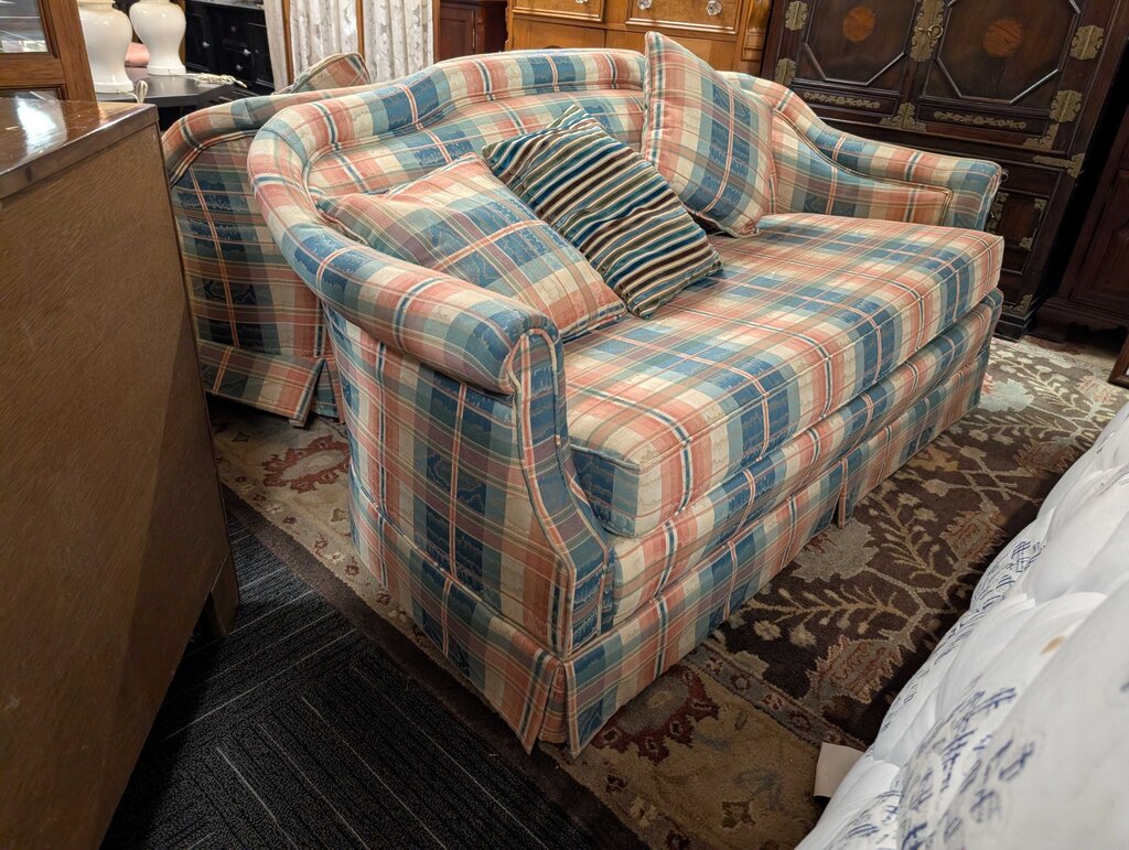Custom Upholstered Loveseat