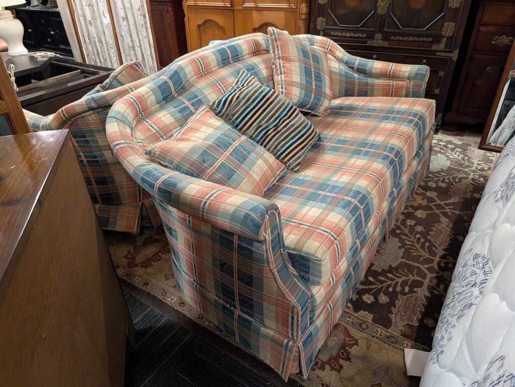 Custom Upholstered Loveseat