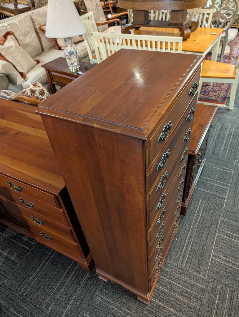 Solid Cherry Six Drawer Lingerie Chest