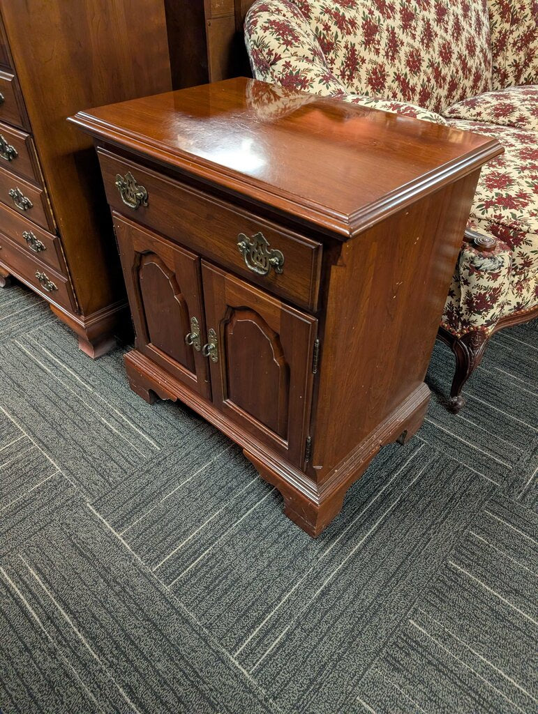 Solid Cherry Nightstand by Knob Creek