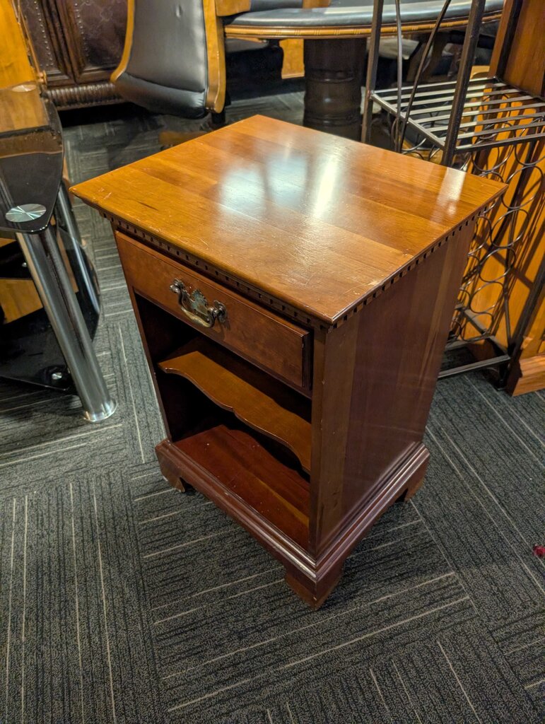 Solid Cherry One Drawer Nightstand by Davis Cabinet Company