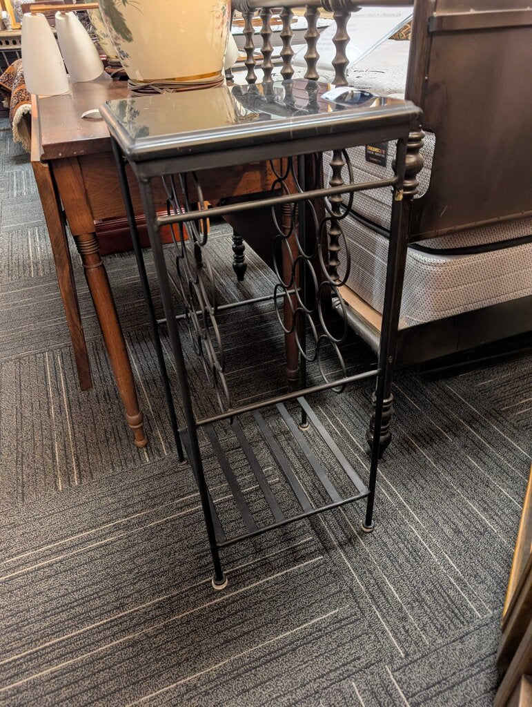 Marble Top Wine Stand
