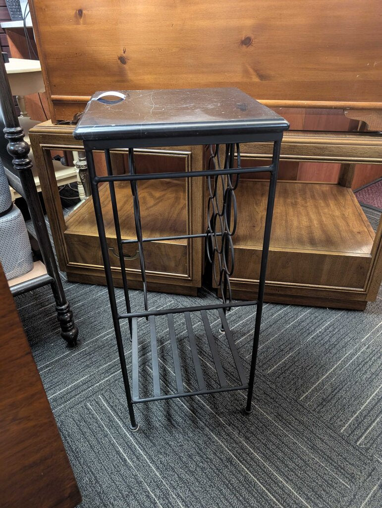 Marble Top Wine Stand