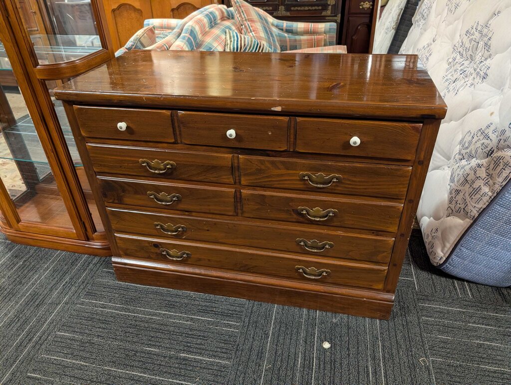 Pine Three Drawer Dresser by Ethan Allen