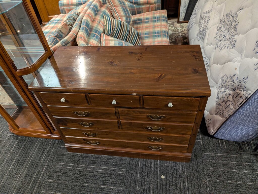 Pine Three Drawer Dresser by Ethan Allen