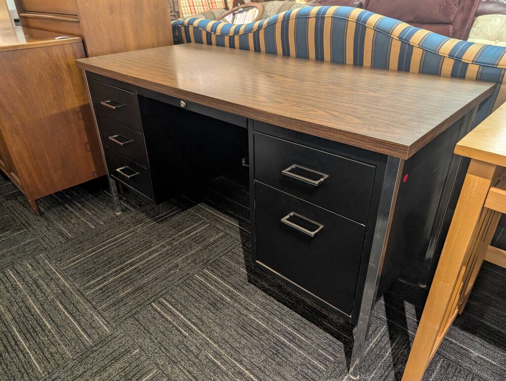 Vintage Metal Desk