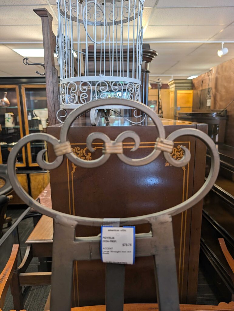 Large Wrought Iron Art Easel